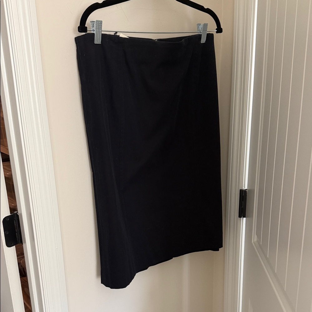 Talbots Elegant Black Pencil Skirt